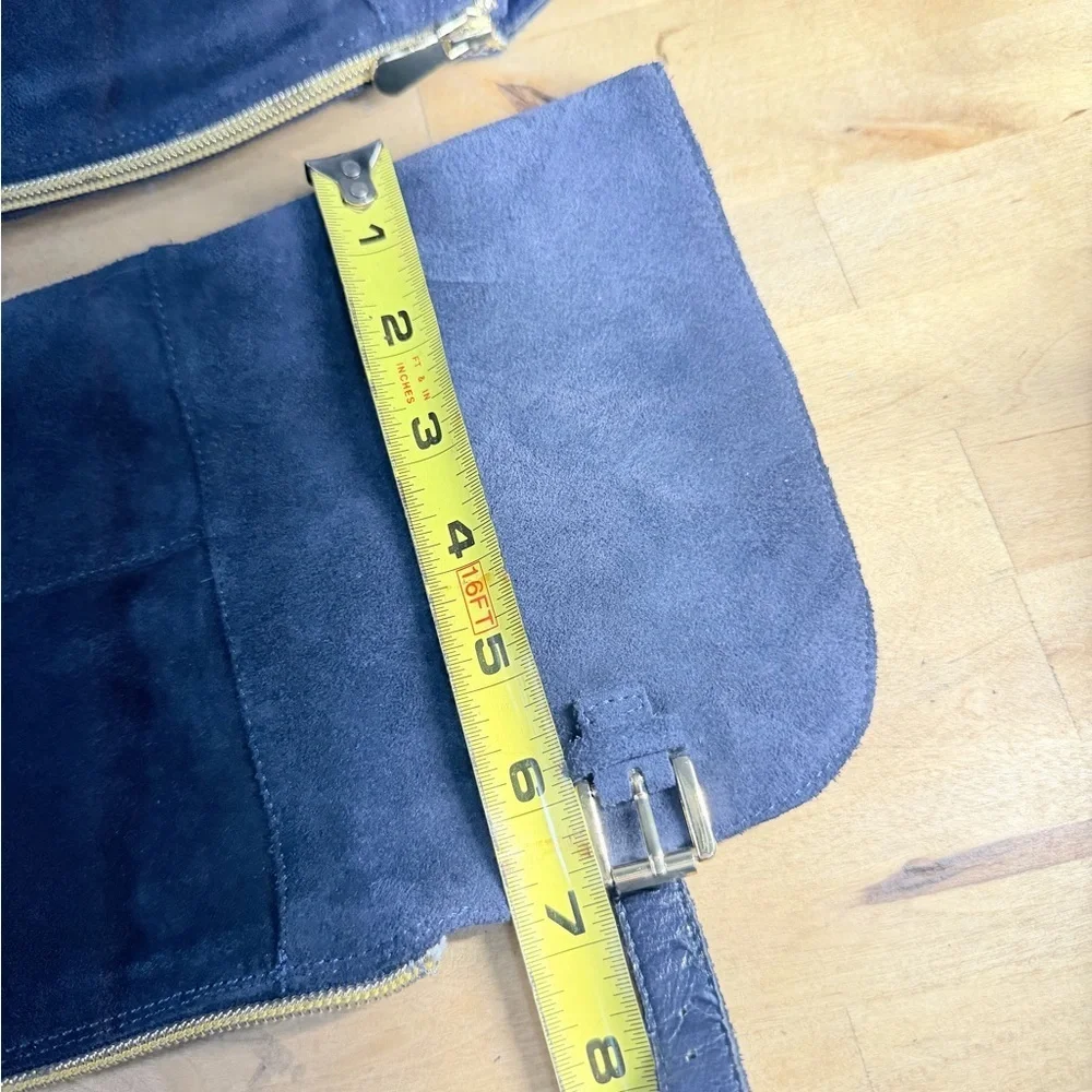 Charles David Blue Suede Over the Knee Boots Women’s 6.5 Charles David